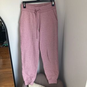 Lululemon Jogger Sweatpants Pink Purple Size 4